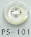 PS101 4-Loch-Bullet-Muschelknopf Mit Rand