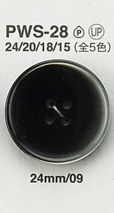PWS28 Knopf in Muscheloptik