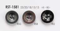 RST1581 4-Loch-Metallknopf für Jacken und Anzüge