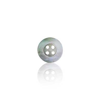 SB1025 Schwarzer Perlmutt-4-Loch-Knopf