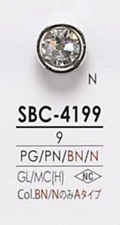 SBC4199 Kristallstein-Knopf