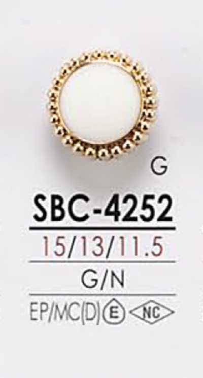 SBC4252 Metallknopf zum Färben