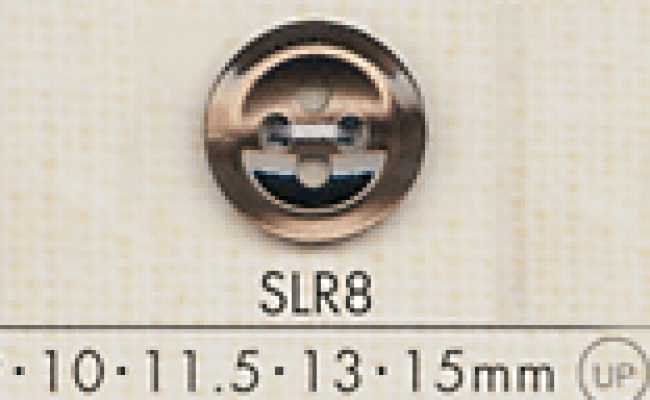 SLR8 DAIYA BUTTONS Polyesterknopf in Muscheloptik