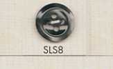 SLS8 DAIYA BUTTONS Muschelartiger Polyesterknopf