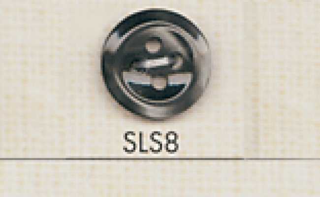 SLS8 DAIYA BUTTONS Muschelartiger Polyesterknopf