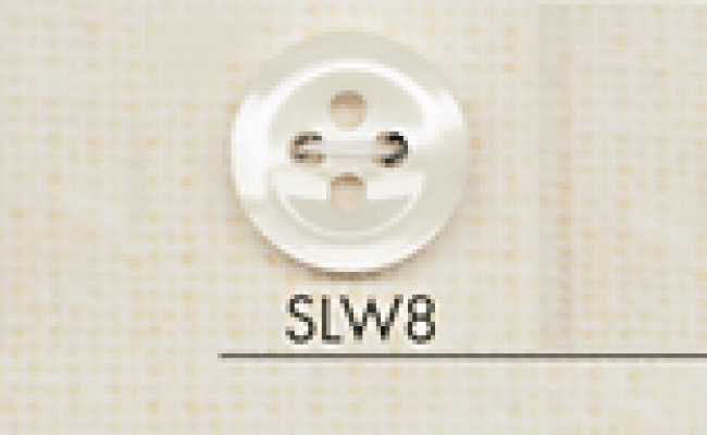 SLW8 DAIYA BUTTONS Polyesterknöpfe in Muscheloptik