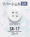 SR17 Echter Muschelknopf-RIVER-Muschel-