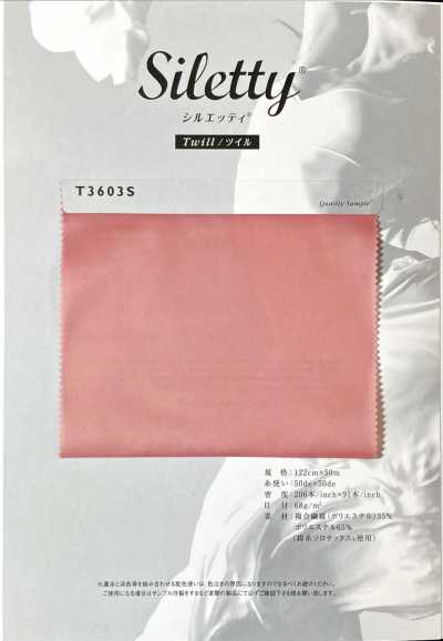 T3603S Polyesterfutter Siluetti Twill