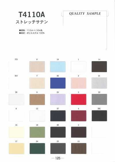 T4110A Stretch-Satin