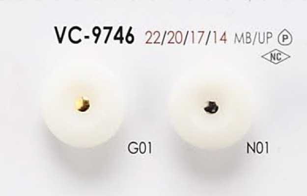 VC9746 Färbbarer Pin-Curl-Knopf