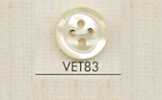 VET83 DAIYA BUTTONS Schalenoptik-Polyesterknopf