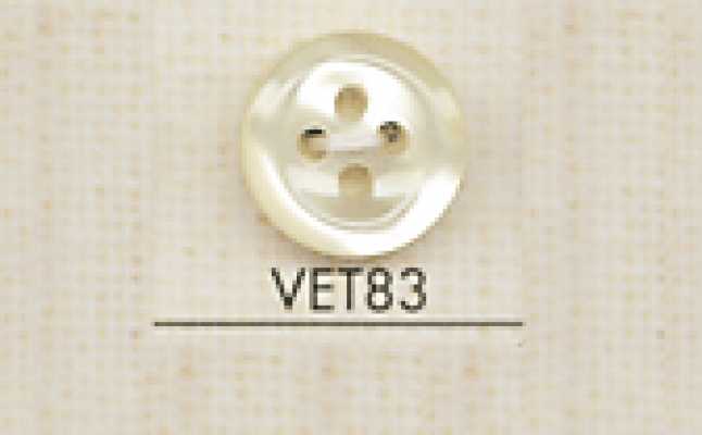 VET83 DAIYA BUTTONS Schalenoptik-Polyesterknopf