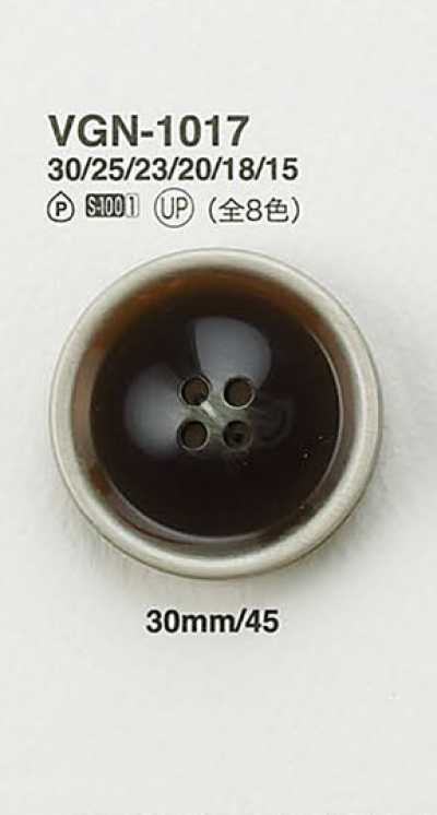 VGN1017 Flacher Knopf in Büffelhorn-Optik