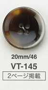 VT145 Flacher Knopf im Buffalo-Stil