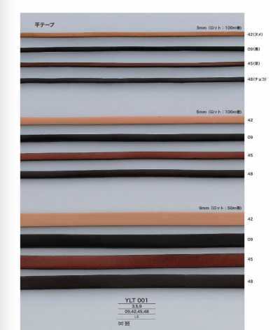 YLT001 Flaches Lederband