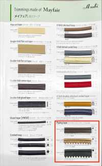 メイフェア(パイピング) Mayfair Tape (Rohrband)[Bandbandschnur] Asahi Bias(Stoffindustrie Watanabe) Unterfoto