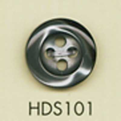 HDS101 DAIYA BUTTONS Stoßfeste HYPER DURABLE-Serie Polyesterknöpfe in Muscheloptik