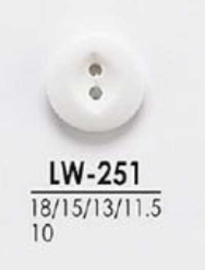 LW251 Knöpfe zum Färben für leichte Bekleidung wie Hemden und Poloshirts