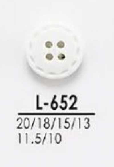 L652 Färbbare Knöpfe für leichte Bekleidung wie Hemden und Poloshirts