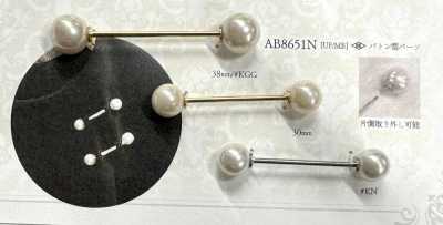 AB8651N Perlenstab-Pin