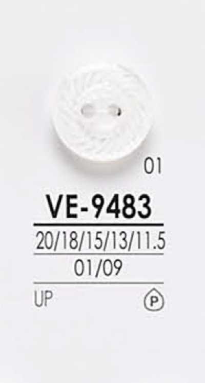 VE9483 Schwarzer und färbbarer Hemdknopf