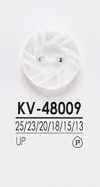 KV48009 Einfacher 2-Loch-Polyesterknopf