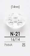 N21 Knopf mit Diamantschliff