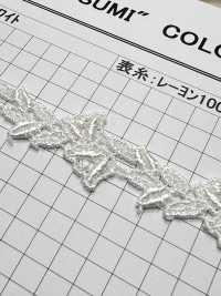 25193 Chemische Spitze Mit Schmaler Breite Kyowa Lace Sub-Foto