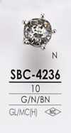 SBC4236 Kristallstein-Knopf
