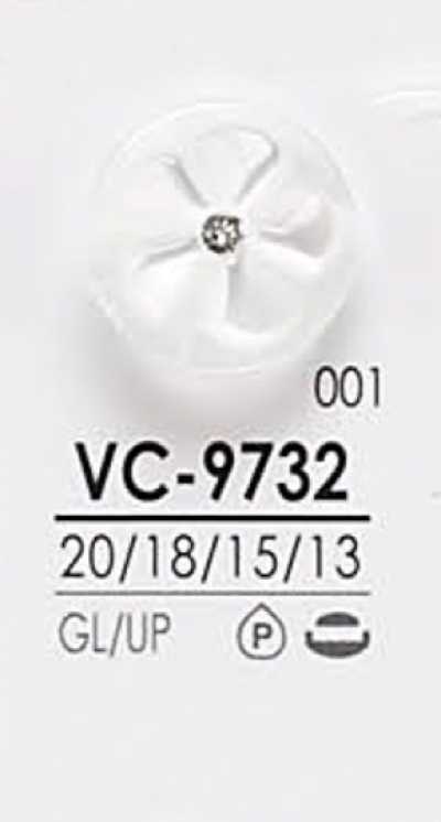 VC9732 Färbbarer Knopf im Pin-Curl-Stil mit Kristallstein