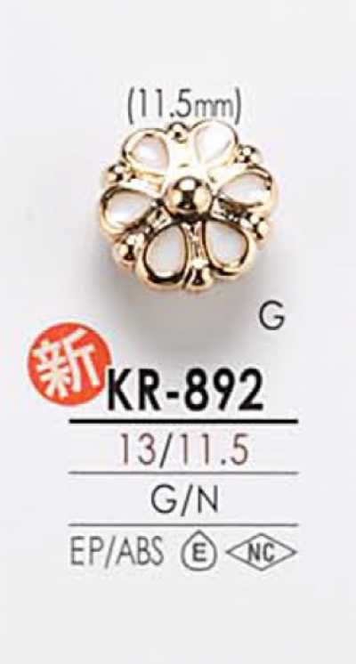 KR892 Metallknopf zum Färben
