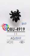 OBU4919 Käferförmiger Metallknopf