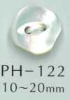 PH122 Quadratischer Katzenaugen-Muschelknopf