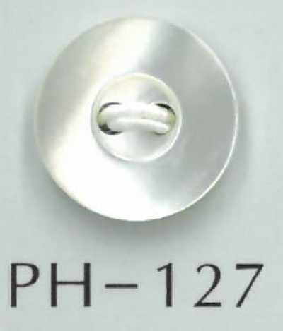 PH127 2-Loch-vertiefter Muschelknopf