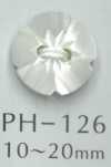 PH126 2-Loch-Blumen-Muschelknopf