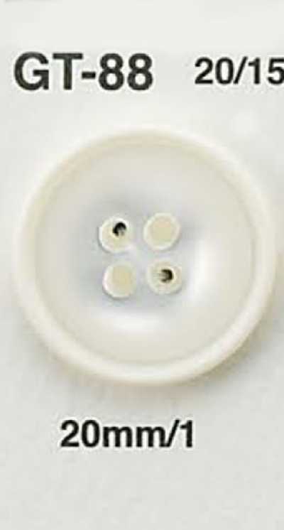 Knopf in Muscheloptik