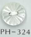 PH324 2-Loch-Geometrisch Gehackter Muschelknopf