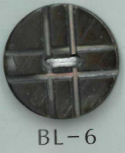 BL-6 2-Loch-Kreuz-Muschelknopf