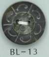 BL-13 Gemusterter 4-Loch-Muschelknopf im japanischen Stil