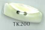 TK200 2-Loch-Duffle-Shell-Knopf