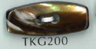 TKG200 2-Loch-Duffle-Shell-Knopf