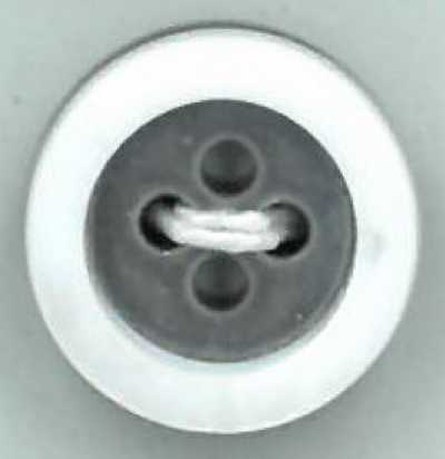 WB1740 Größe 17, 4 mm dicker Süßwassermuschelrandknopf