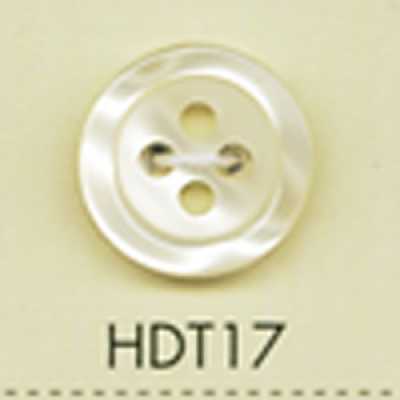HDT17 DAIYA BUTTONS schlagfeste HYPER DURABLE-Serie Polyesterknopf in Perlmuttoptik