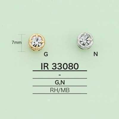 IR33080 Runder Anhänger mit Strasssteinen