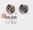DM2345 4-Loch-Metallknopf