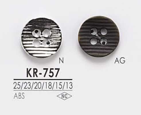 KR757 4-Loch-Metallknopf