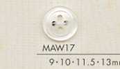 MAW17 DAIYA BUTTONS Polyesterknopf in Muscheloptik