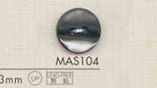 MAS104 DAIYA BUTTONS Polyesterknopf in Muscheloptik