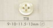 TT8 DAIYA BUTTONS Schalenoptik-Polyesterknopf