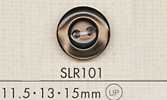SLR101 DAIYA BUTTONS Polyesterknopf in Muscheloptik